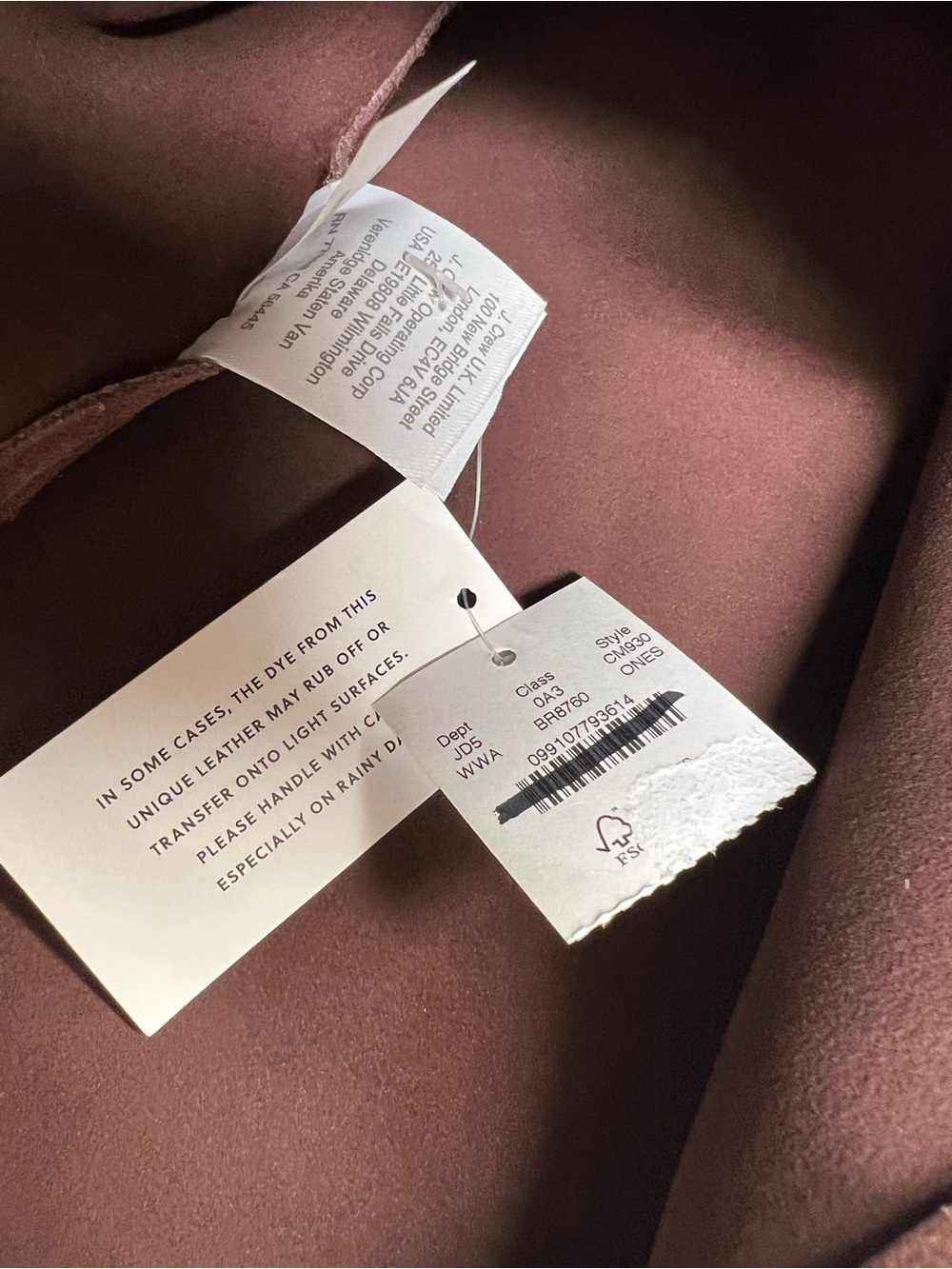 J. Crew Suede Berkley Bucket Bag in Brown NWT - Picture 11 of 13